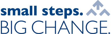 small steps big change logo